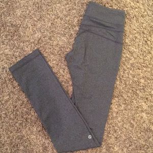 Grey full length Lululemon leggings